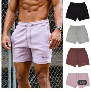 NWOT YoungLA 118 The Perfect Shorts Men’s Sz. XL Lavender Color Pale Purple